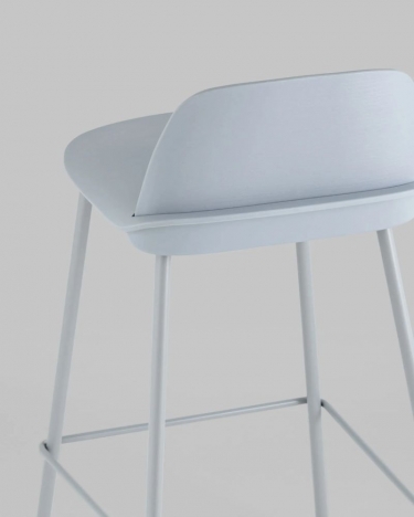 Стул полубарный Stool Group Mist ПБ серо-голубой 4 шт