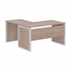 Стол письменный угловой правый Skyland XTEN-QP XQPCT 1415 R Дуб Сонома Серый