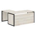 Стол письменный угловой правый Skyland XTEN-QP XQPCT 1615H R Сосна Эдмонт Антрацит