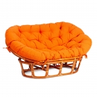 Диван Tetchair MAMASAN/МАМАСАН 23/02 W /с подушкой/ подушка 182х119 см, 169х102х80 см, Honey мед, ткань, оранжевый, С 23