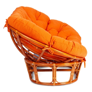 Диван Tetchair MAMASAN/МАМАСАН 23/02 W /с подушкой/ подушка 182х119 см, 169х102х80 см, Honey мед, ткань, оранжевый, С 23