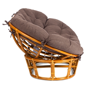 Диван Tetchair MAMASAN/МАМАСАН 23/02 W /с подушкой/ подушка 182х119 см, 169х102х80 см, Pecan орех, ткань, коричневый, 3М7-147