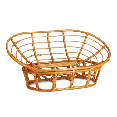 Диван Tetchair MAMASAN/МАМАСАН 23/02 W /с подушкой/ подушка 182х119 см, 169х102х80 см, Pecan орех, ткань, коричневый, 3М7-147