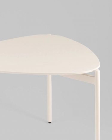 Журнальный столик Stool Group Erida керамика кремовый
