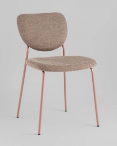 Стул обеденный Stool Group Gigi коричневый розовые ножки