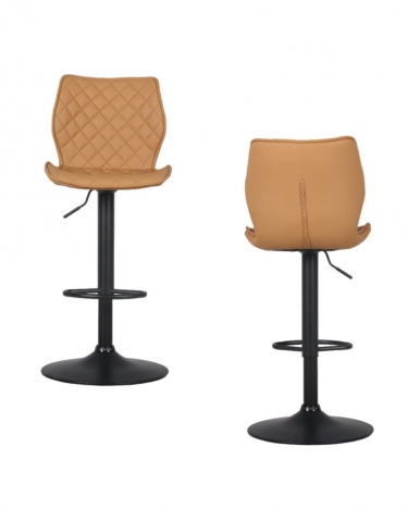 Стул барный Stool Group Dome экокожа коричневый 2 шт