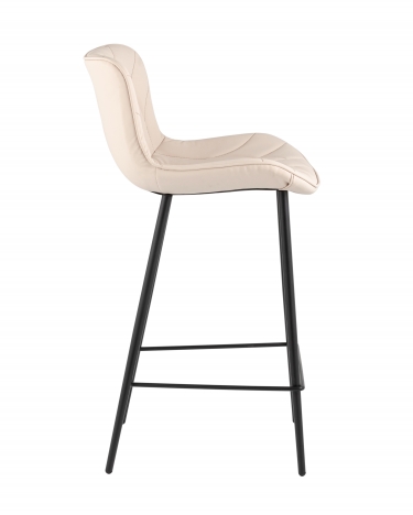 Стул барный Stool Group Vault экокожа светло-серый