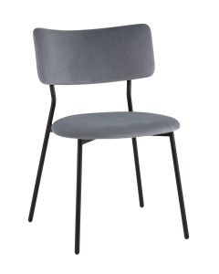 Стул Stool Group Амелия велюр серо-голубой