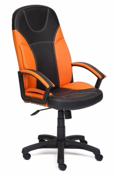 Кресло руководителя Twister Черный-Оранжевый 36-6-14-43