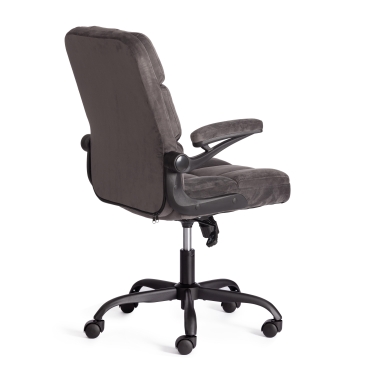 Кресло офисное Tetchair Lugano велюр, темно-серый
