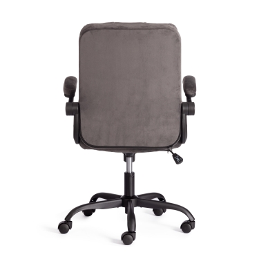 Кресло офисное Tetchair Lugano велюр, темно-серый