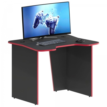 Игровой компьютерный стол Skyland SKILLL SKL 100CB антрацит/красный