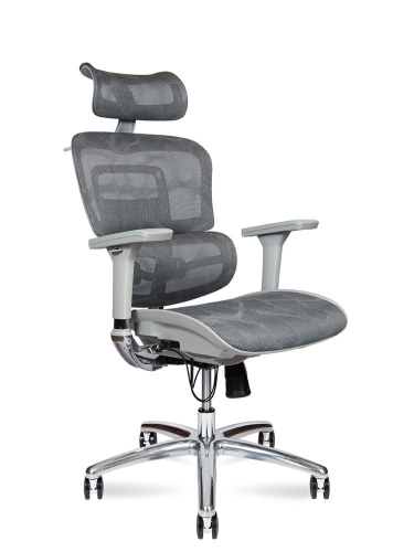 Кресло руководителя Норден Kron aluminium grey