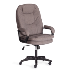 Кресло Tetchair COMFORT LT 22 ткань рогожка Nice, мокко серо-бежевая