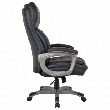 Кресло руководителя BRABIX BRABIX PREMIUM Regal EX-557 экокожа Черный