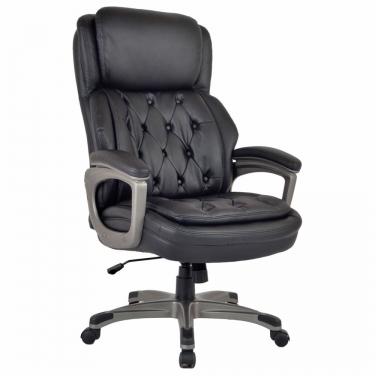 Кресло руководителя BRABIX BRABIX PREMIUM Regal EX-557 экокожа Черный