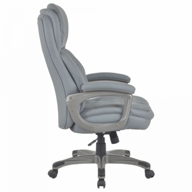 Кресло руководителя BRABIX BRABIX PREMIUM Regal EX-557 экокожа Серое