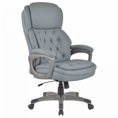 Кресло руководителя BRABIX BRABIX PREMIUM Regal EX-557 экокожа Серое