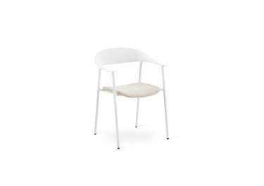 Стул Stool Group Eila с подушкой пластик белый