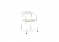 Стул Stool Group Eila с подушкой пластик белый