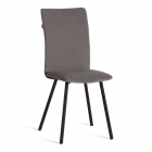 Стул обеденный Tetchair La Rousse велюр, серый/черный, 29, 49х50х93
