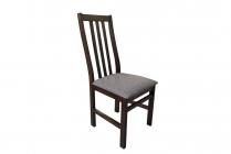 Стул 33 комода СОЛО рогожка 218/31 коричневая/ дерево орех артемида 2шт