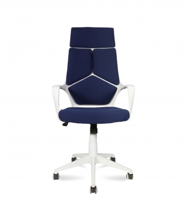 Кресло офисное Norden IQ CX0898H-0-223, White Dark blue