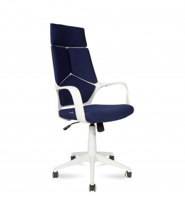Кресло офисное Norden IQ CX0898H-0-223, White Dark blue