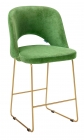 Кресло полубар R-home Lars ПБ Green/Линк золото