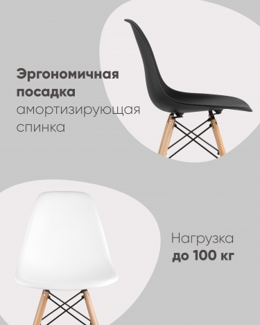 Стул Stool Group Eames Style DSW голубой разборный каркас