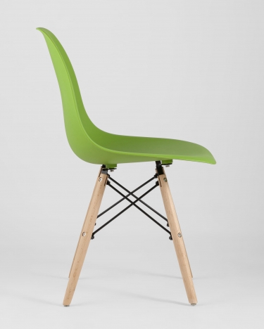 Стул Stool Group Eames Style DSW зеленый разборный каркас