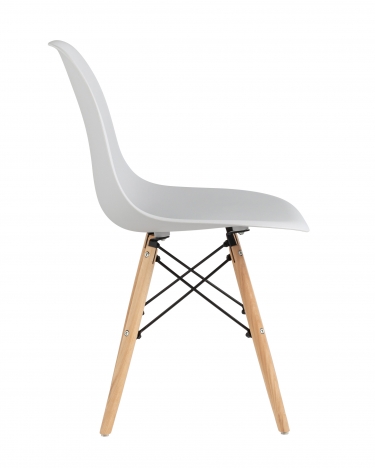 Стул Stool Group Eames Style DSW светло-серый разборный каркас