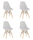 Стул Stool Group Eames Style DSW светло-серый 4 шт. комплект разборный каркас