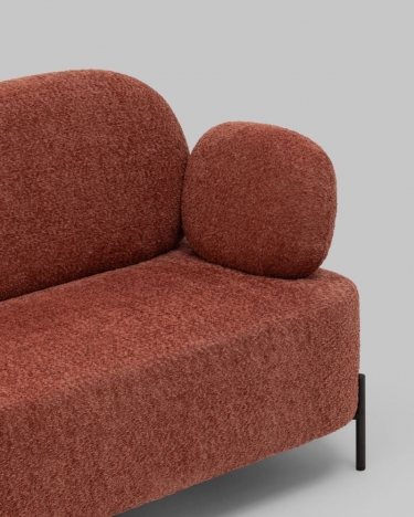 Диван Stool Group Кэнди ткань букле коралловый