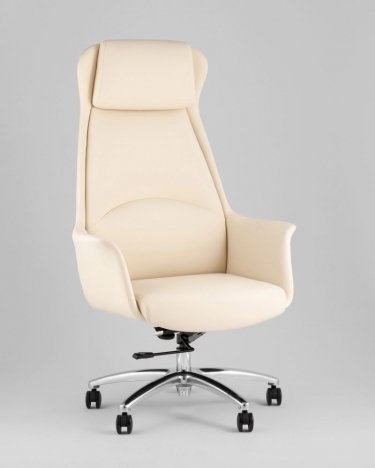 Кресло руководителя Stool Group TopChairs Viking NEW бежевое