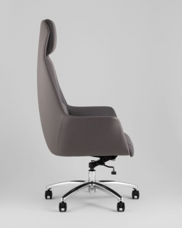 Кресло руководителя Stool Group TopChairs Viking NEW серое
