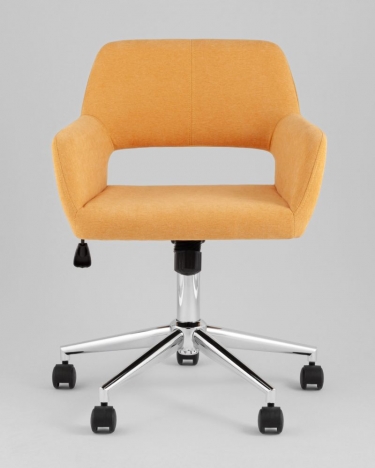 Стул офисный Stool Group ROSS рогожка желтый
