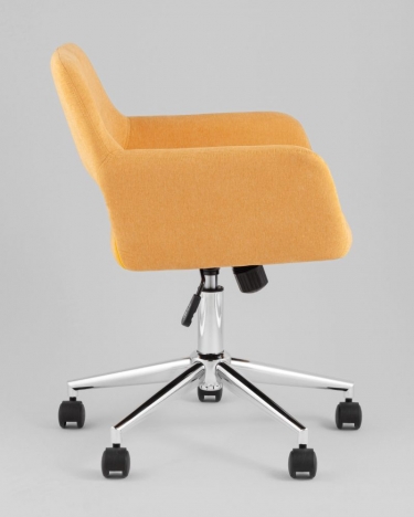 Стул офисный Stool Group ROSS рогожка желтый