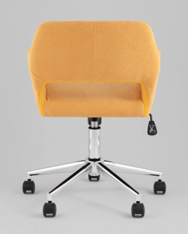 Стул офисный Stool Group ROSS рогожка желтый