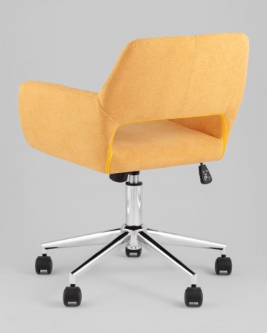 Стул офисный Stool Group ROSS рогожка желтый