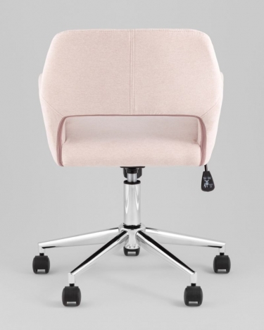 Стул офисный Stool Group ROSS рогожка светло-розовый