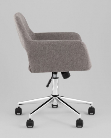 Стул офисный Stool Group ROSS рогожка темно-серый