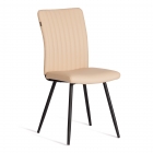 Стул обеденный Tetchair Monte Carlo TREND, экокожа, бежевая, 49х51х93 см