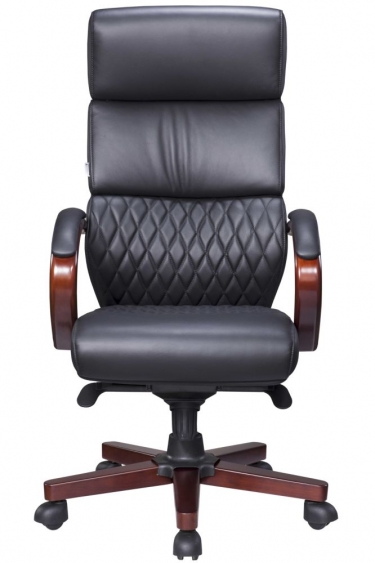 Кресло для руководителя Everprof Everprof President Wood Экокожа Черный