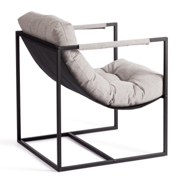 Кресло Tetchair Charli/Чарли рогожка, серо-бежевый, 3M 16/2, 70х70х84 см