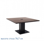 RENZ/TESLA Стол д/перегов L140 ЭВКАЛИПТ МОРЕН/ЧЕРН Profoffice 104 401 ECL BL