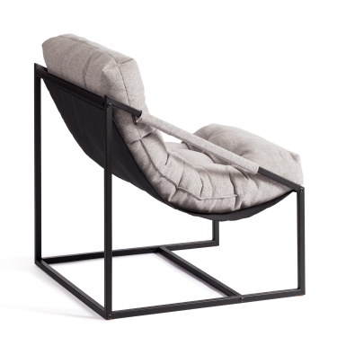 Кресло Tetchair Charli / Чарли без подлокотника рогожка, серо-бежевый, 3M 16/2, 70х70х84 см