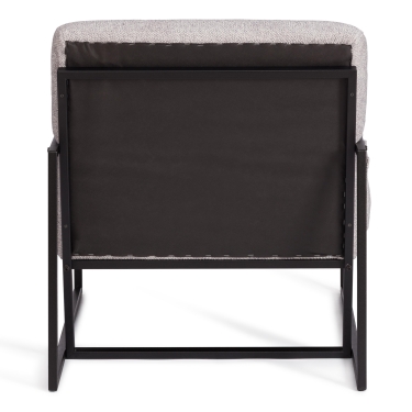 Кресло Tetchair Charli LUX/Чарли Люкс велюр/букле, VT shape silver, 70х80х82 см