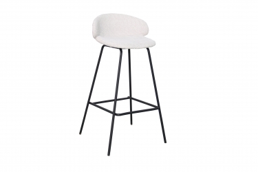 Стул барный Stool Group Nita букле светло-серый