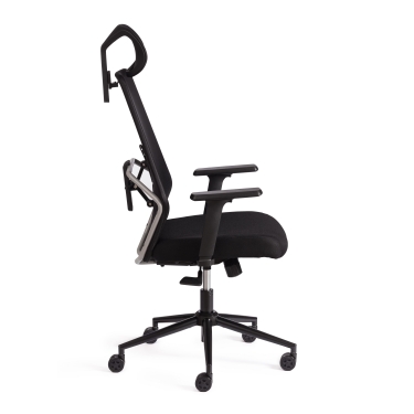 Кресло Tetchair Matrix grey ткань, черный